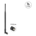 Delock WiFi Antenne RP-SMA Stecker - Omnidirektional - 7 dB