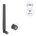 Delock 5G LTE GNSS WiFi 6 Antenne SMA Stecker 0.9 - 4.1 dBi 183 mm omnidirektional mit (81463)