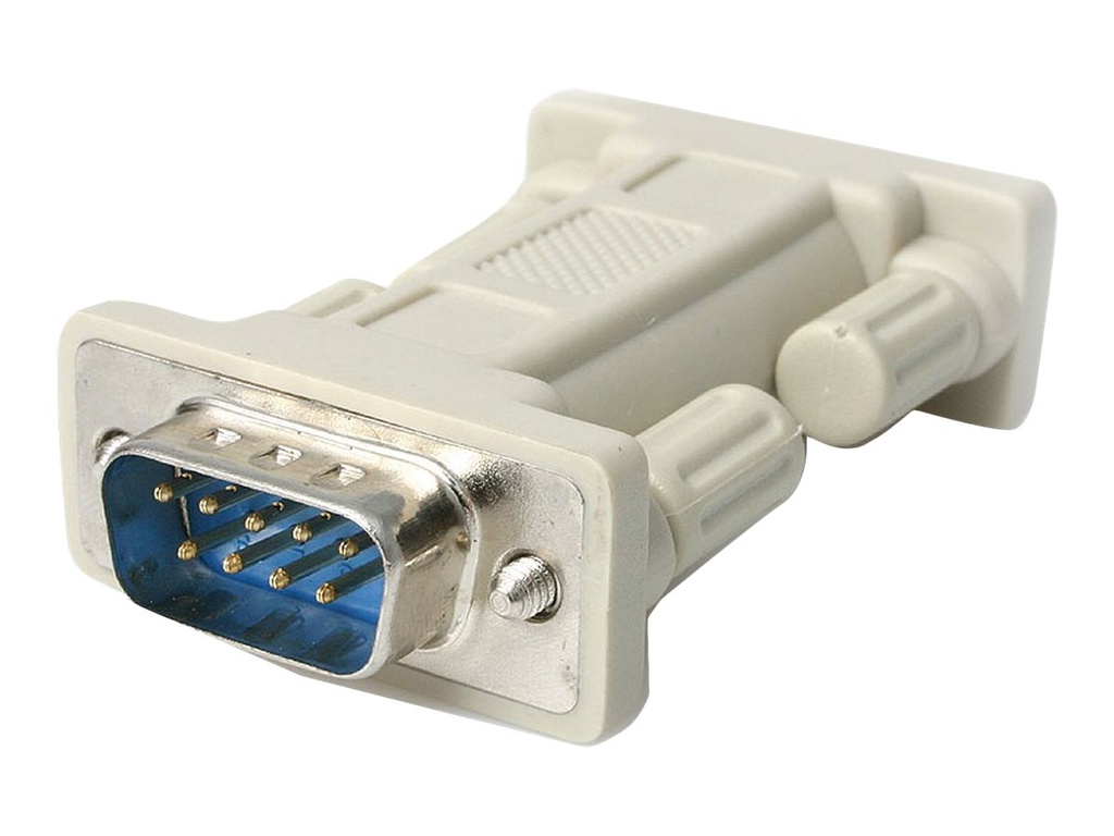 StarTech.com DB9 RS232 Serieller Nullmodem-Adapter – Stecker/Stecker - Nullmodemadapter - DB-9 (M)