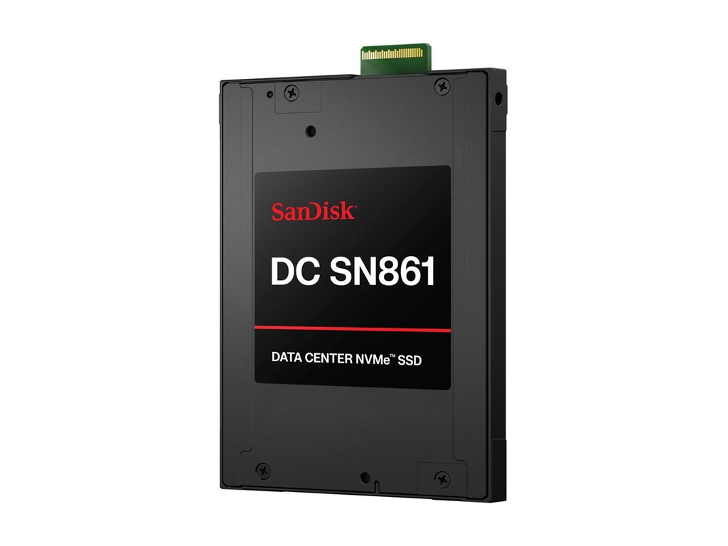 SanDisk DC SN861 - SSD - Enterprise - verschlüsselt - 7.68 TB - intern - E3.S (E3.S)