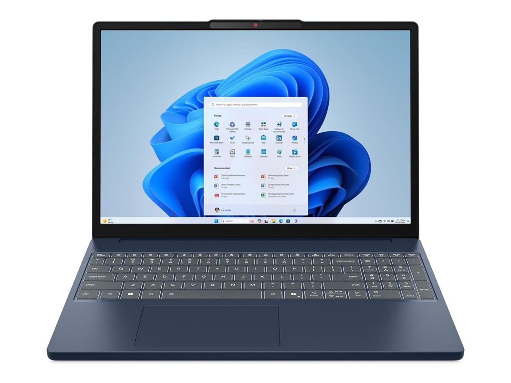 Lenovo IdeaPad Slim 3 15ARP10 83K7 - 180°-Scharnierdesign - AMD Ryzen 7 7735HS / 3.2 GHz - Win 11 Home - Radeon 680M - 24 GB RAM - 1 TB SSD NVMe - 38.9 cm (15.3")