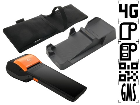 Sunmi V2s LG 2D - 5.5" Display Android 11 mit GMS Bon-/Etikettendrucker - Android - Micro SD