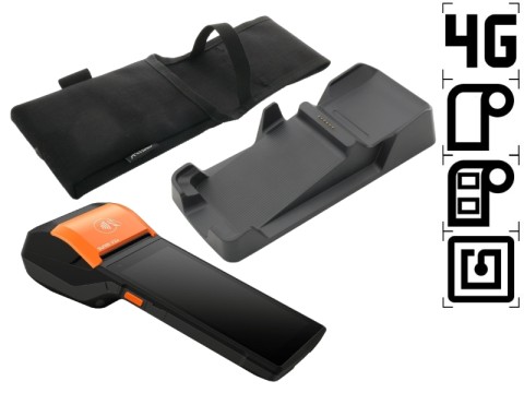 Sunmi V2s L - 5.5" Display Android 11 Bon-/Etikettendrucker microSD Slot NFC - Android - Micro SD