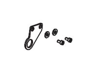 Zebra Einstellplatte Rücklaufrolle