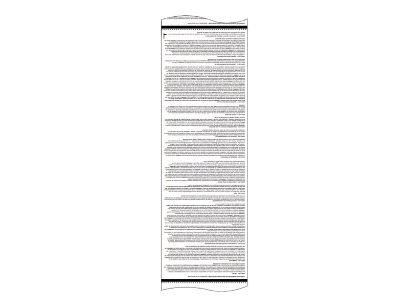 [3009622-T] Zebra Z-Perform 1000D - Papier - permanenter Acrylklebstoff - unbeschichtet - perforiert - weiß - 101.6 x 298.45 mm 80 Etikett(en) (1 Rolle(n)