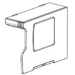 Zebra Medienabdeckungs-Standardtür