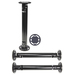 Brodit Piedestal mount 10" Adjustable - Set - Black
