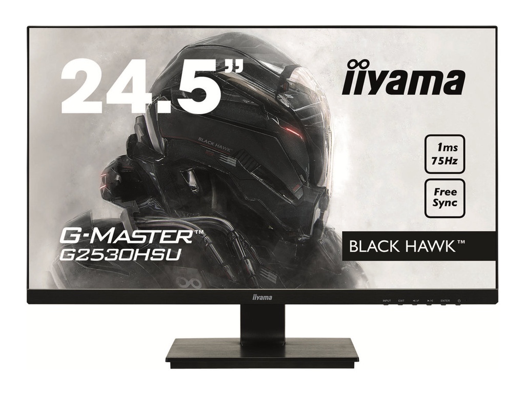 Iiyama G-MASTER Black Hawk G2530HSU-B1 - LED-Monitor - 62.2 cm (24.5")