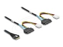 Delock Internes SAS-Kabel - 8i Slim SAS (SFF-8654)