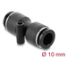 Delock Pneumatik Steckverbinder 10mm gerade m. Befestigungs.