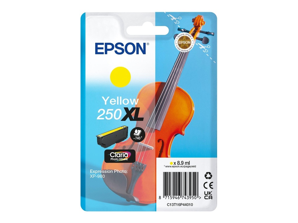 Epson 250XL - 8.9 ml - XL - Gelb - original