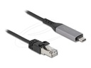 Delock USB LAN Kabel Type-C zu RJ45 Gigabit Ethernet - Kabel - Digital/Daten