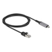 Delock USB LAN Kabel Type-C zu RJ45 Gigabit Ethernet - Kabel - Digital/Daten
