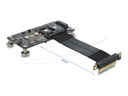 Delock Schnittstellenadapter - mit Ventilator und 10 cm Kabel