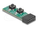 Delock Hilfsschalter-Schnittstelle - 2 x 5