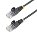 StarTech.com Black Slim Cat6 Ethernet Cable - Kabel - Netzwerk