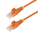 StarTech.com Orange Slim Cat6 Ethernet Cable - Kabel - Netzwerk