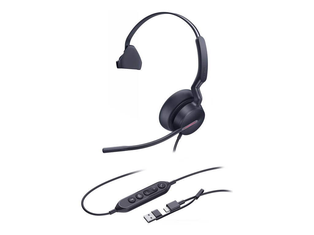 Yealink UH46 Mono - Headset - On-Ear - kabelgebunden