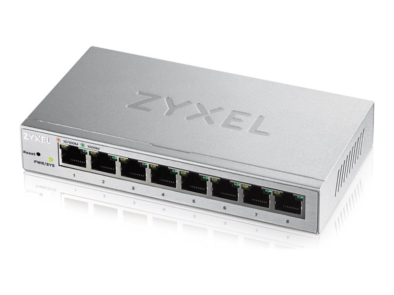 [GS1200-8V3-EU0101F] ZyXEL GS1200 Series GS1200-8 - Switch - Smart