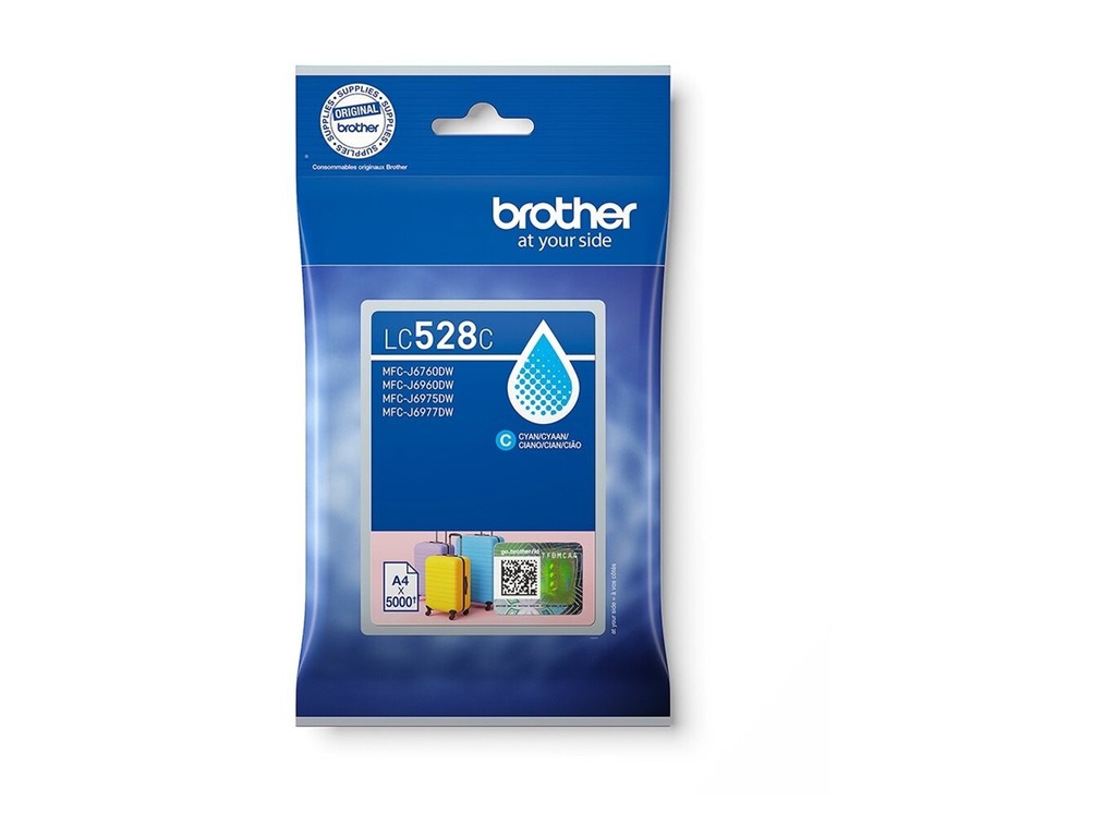 Brother LC528C - Cyan - original - Kissenverpackung