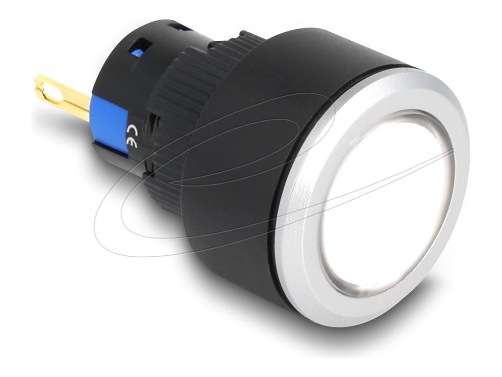 Delock Anzeigemodul - 16 mm, plastic, solder