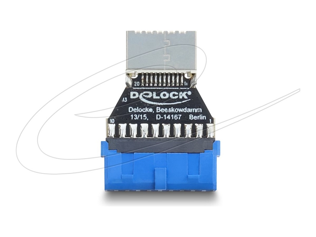 Delock USB-Adapter - 20 pin (W) zu 20-poliger USB Typ E (W)