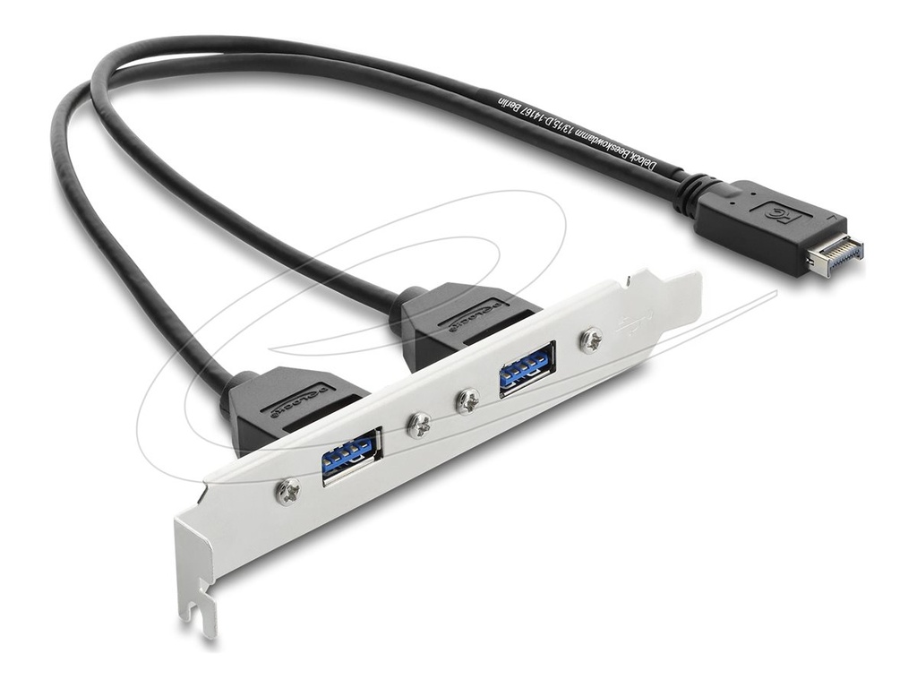 Delock USB-Kabel - 20-poliger USB Typ E (M)