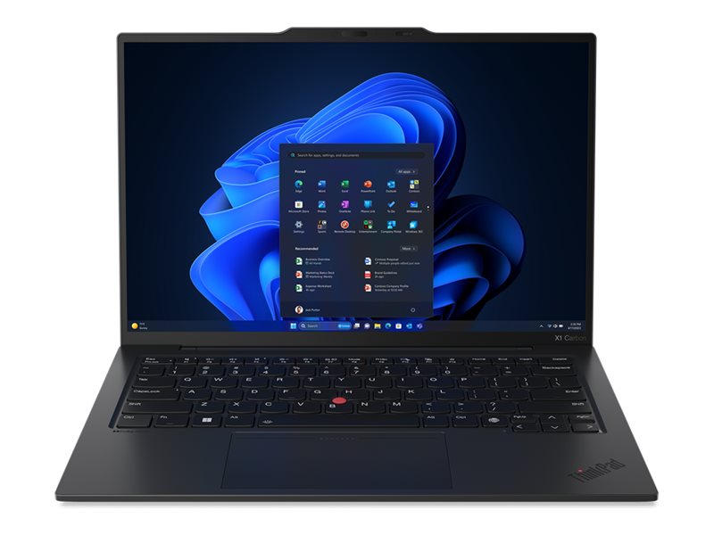 Lenovo ThinkPad X1 Carbon Gen 12 21KD - 180°-Scharnierdesign - Intel Core Ultra 7 165U / 1.7 GHz - Win 11 Pro - Intel Graphics - 64 GB RAM - 1 TB SSD TCG Opal Encryption, Performance - 35.6 cm (14")