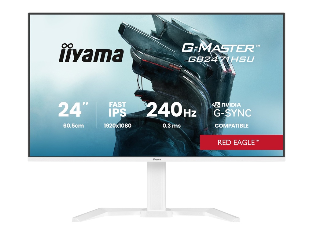 Iiyama G-MASTER Red Eagle GB2471HSU-W1 - LED-Monitor - Gaming - 61 cm (24")