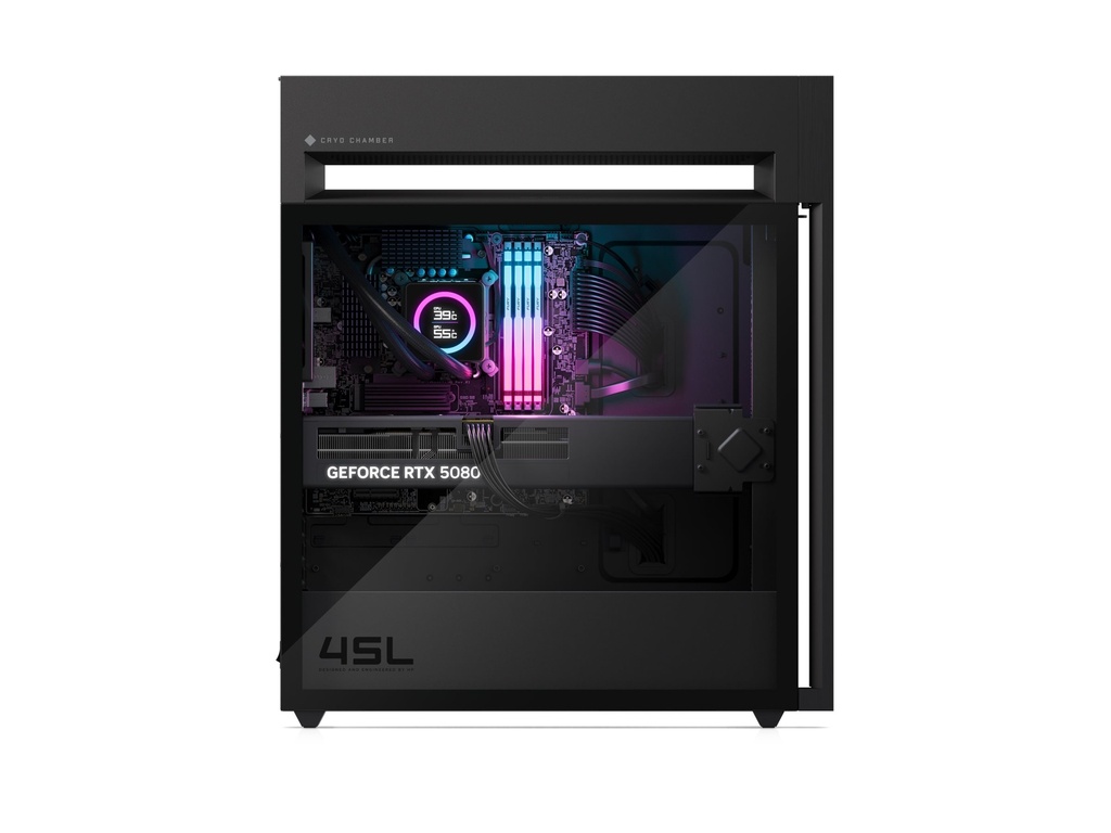 HP OMEN 45L by HP GT22-3795ng - microATX - Core Ultra 9 285K - RAM 64 GB - SSD 2 TB - NVMe - GeForce RTX 5080 - 1GbE, 2.5GbE, Wi-Fi 6E, Bluetooth 5.3 - WLAN: 802.11a/b/g/n/ac/ax (Wi-Fi 6E)