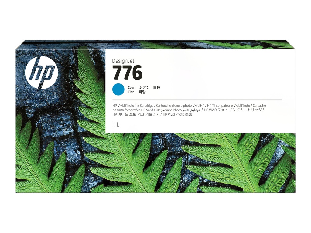 HP 776 - 1 L - mit hoher Kapazität - Cyan - original