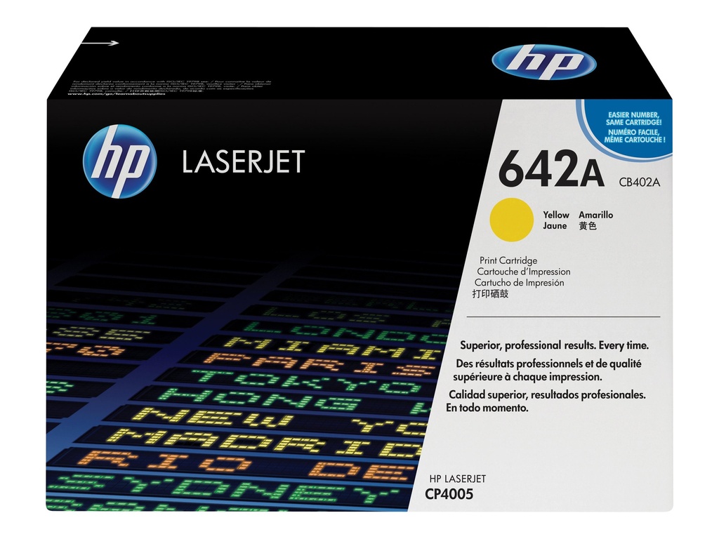 HP 642A - Gelb - original - LaserJet - Tonerpatrone (CB402A)