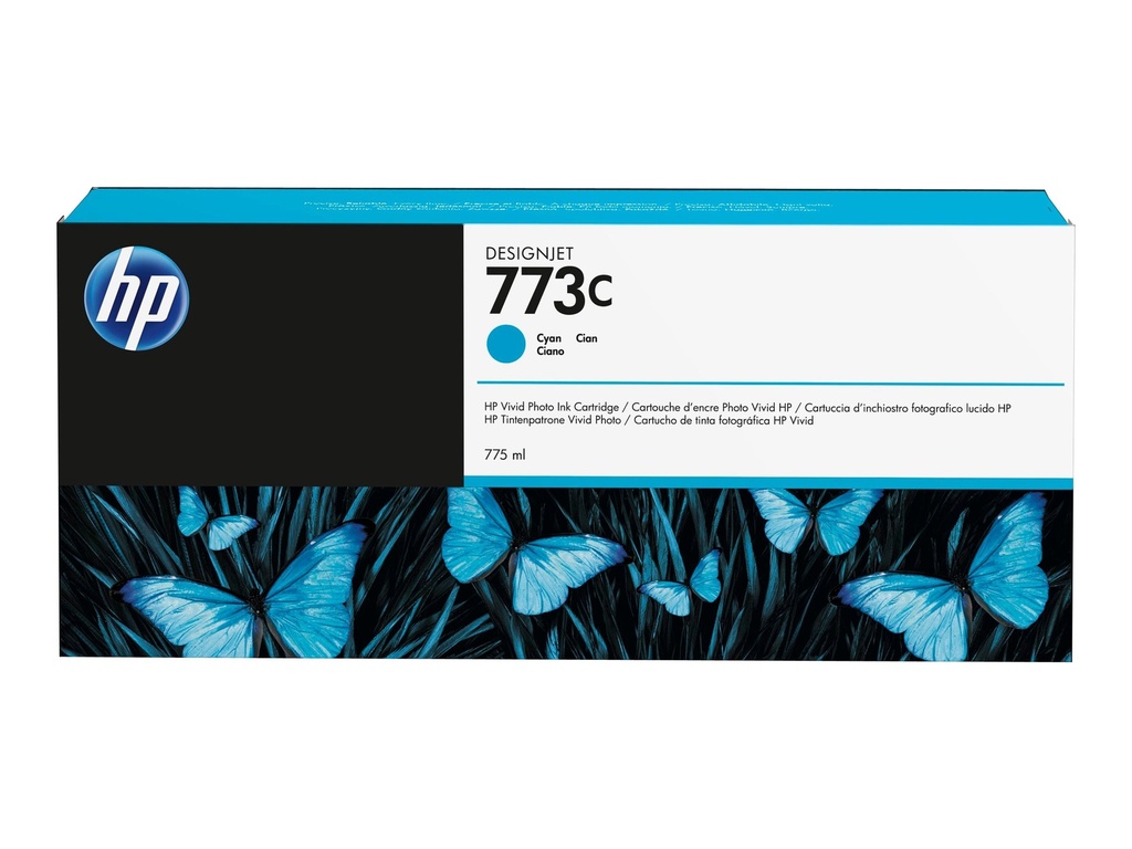 HP 773C - 775 ml - Cyan - original - Tintenpatrone