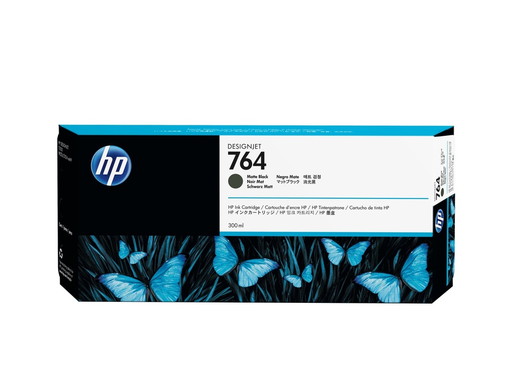 HP 764 - 300 ml - mattschwarz - original - Tintenpatrone