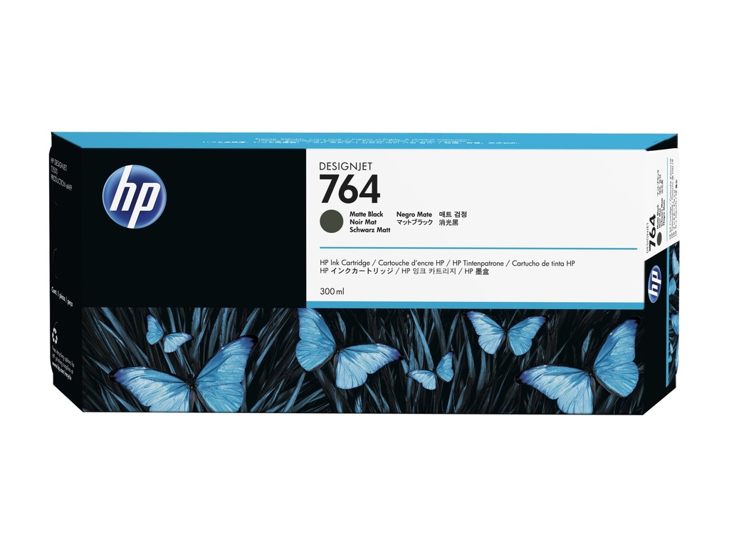 HP 764 - 300 ml - mattschwarz - original - Tintenpatrone