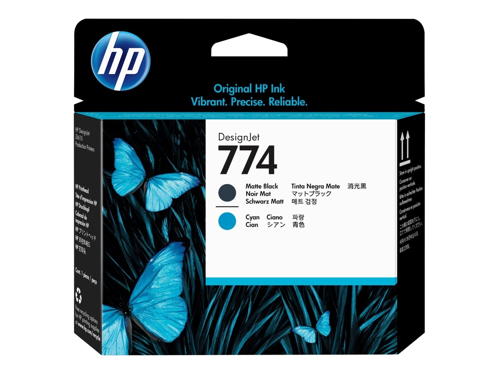 HP 774 - Cyan, mattschwarz - Druckkopf - für DesignJet Z6610 Production
