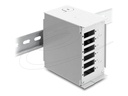 Delock Patchpanel (Blindblech) - für SC-Duplex oder LC-Quad