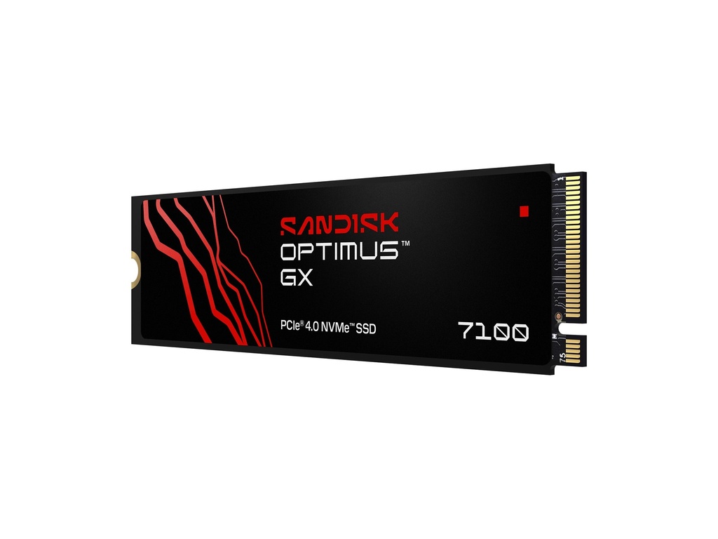 SanDisk Optimus GX 7100 - SSD - 500 GB - intern - M.2 2280 - PCIe 4.0 x4 (NVMe)