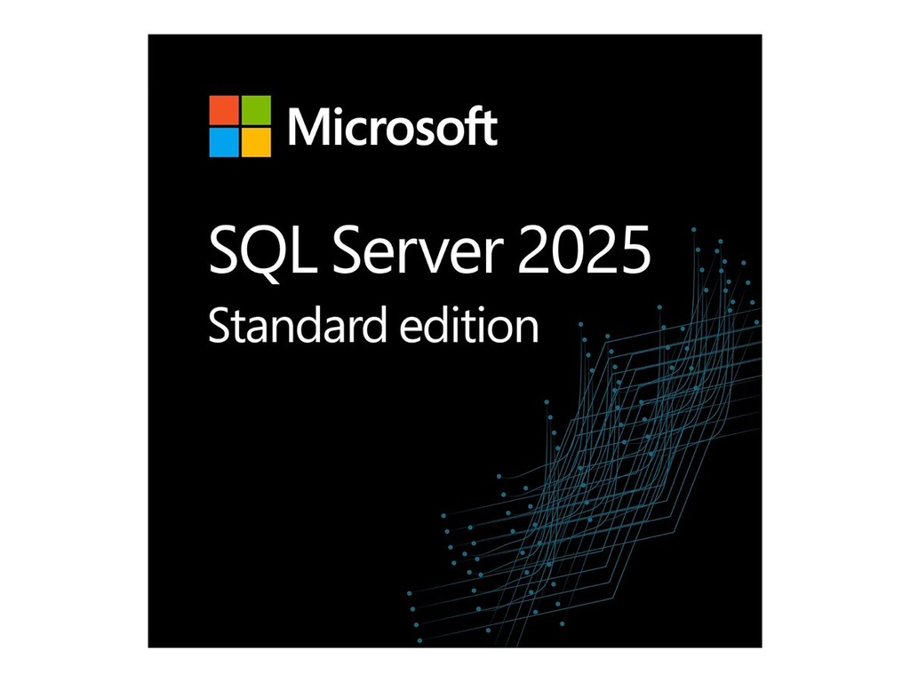 Dell Microsoft SQL Server 2025 Standard - Lizenz und Medien - 4 Kerne - OEM - no factory installed (NFI)