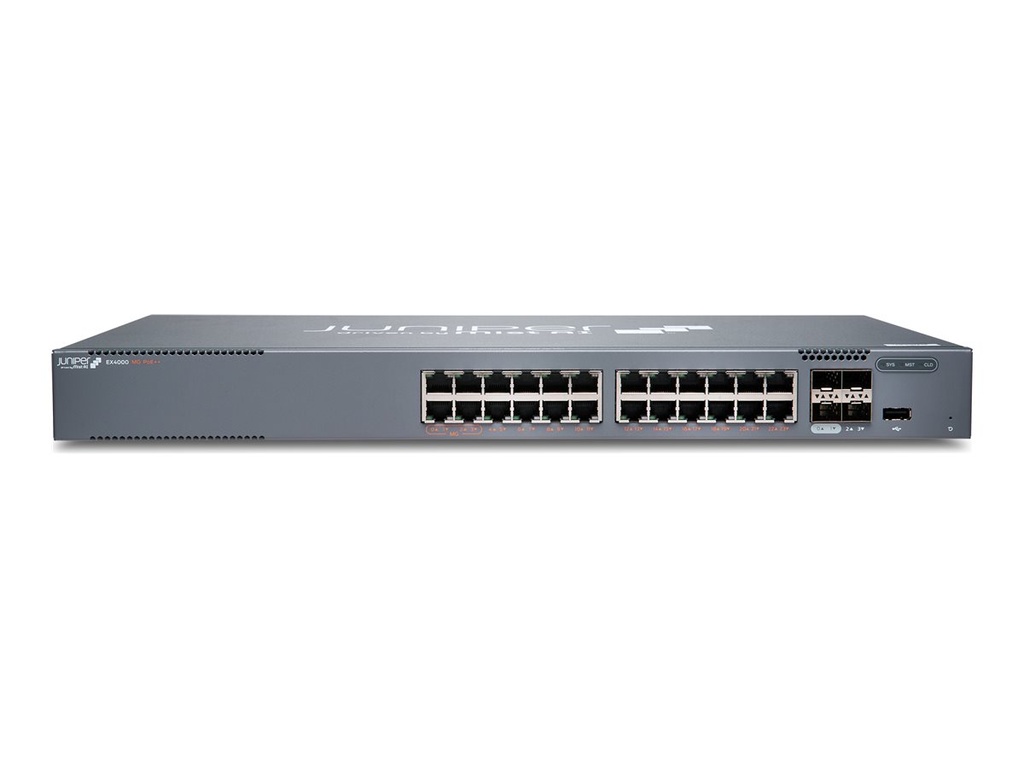 Juniper EX Series EX4000-24MP - Switch - L3 - managed - 20 x 10/100/1000 (PoE++)