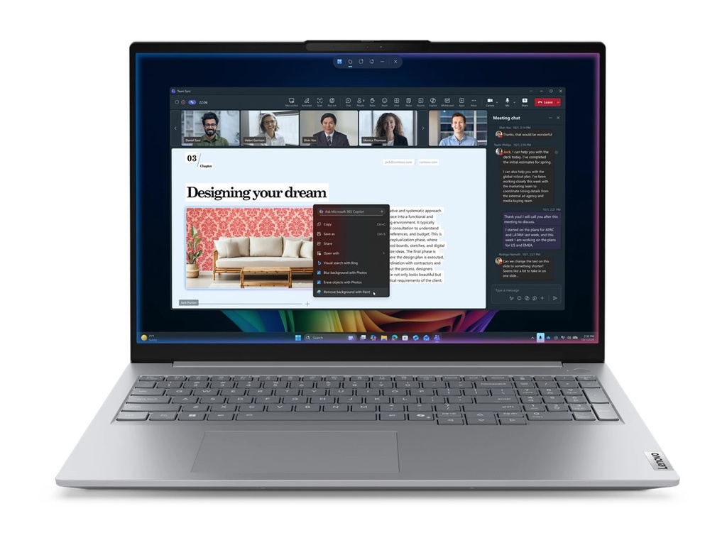 Lenovo ThinkBook 16 G9 IPL 21UR - Intel Core Ultra 7 355 - Win 11 Pro - Intel Graphics - 16 GB RAM - 512 GB SSD NVMe - 40.6 cm (16")