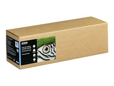 Epson Fine Art II - Baumwolle - glatt matt - 490 Mikron - Natural White - Rolle (43,2 cm x 15 m)