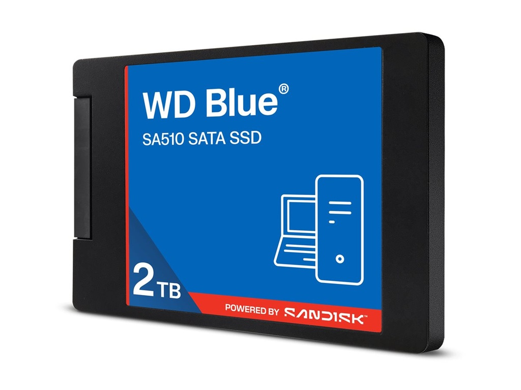 SanDisk WD Blue SA510 - SSD - 2 TB - intern - 2.5" (6.4 cm)