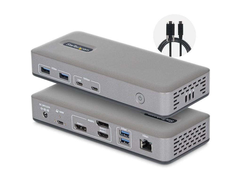 [199UE-USBC-DOCK] StarTech.com Startech - Dockingstation - für Laptop - USB-C