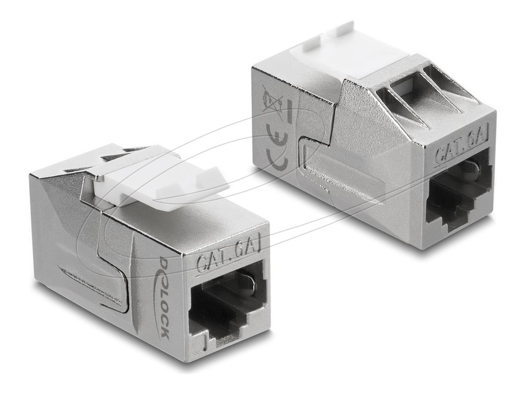 Delock Keystone-Modul - RJ-45 (W) zu RJ-45 (W)