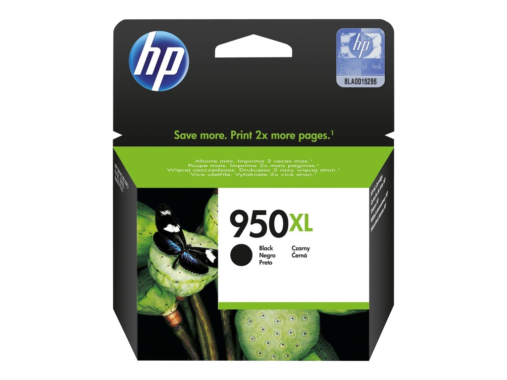 HP 950Xl High Yield Black Original Ink C - Original - Tintenpatrone