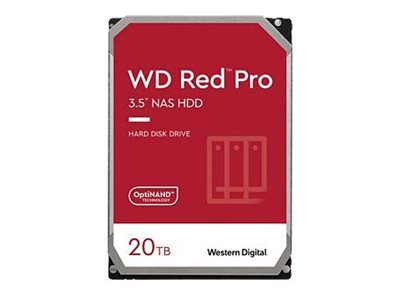 QNAP WD Red Pro WD202KFGX - Festplatte - 20 TB - intern - 3.5" (8.9 cm)