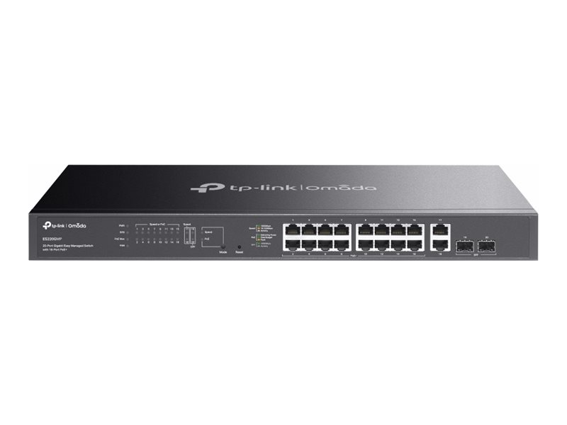 [ES220GMP] TP-LINK Omada ES220GMP V1.6 - Switch - managed - 16 x 10/100/1000 (PoE+)