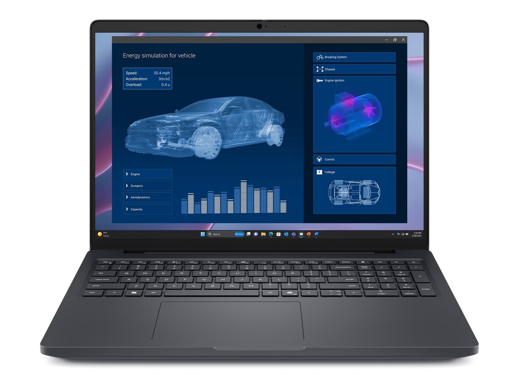 Dell Pro Max 16 MC16255 - AMD Ryzen AI 7 PRO 350 - Win 11 Pro - RTX PRO 500 Blackwell - 32 GB RAM - 512 GB SSD SED, NVMe - 40.646 cm (16")