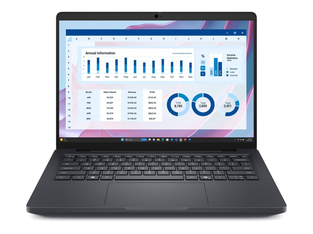 Dell Pro Max 14 MC14255 - AMD Ryzen AI 7 PRO 350 - Win 11 Pro - Radeon 860M - 32 GB RAM - 1 TB SSD SED, NVMe, TLC, Performance - 35.565 cm (14")